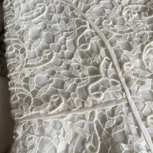 Rebecca Taylor Cream Lace Skirt - Picture 15 of 15